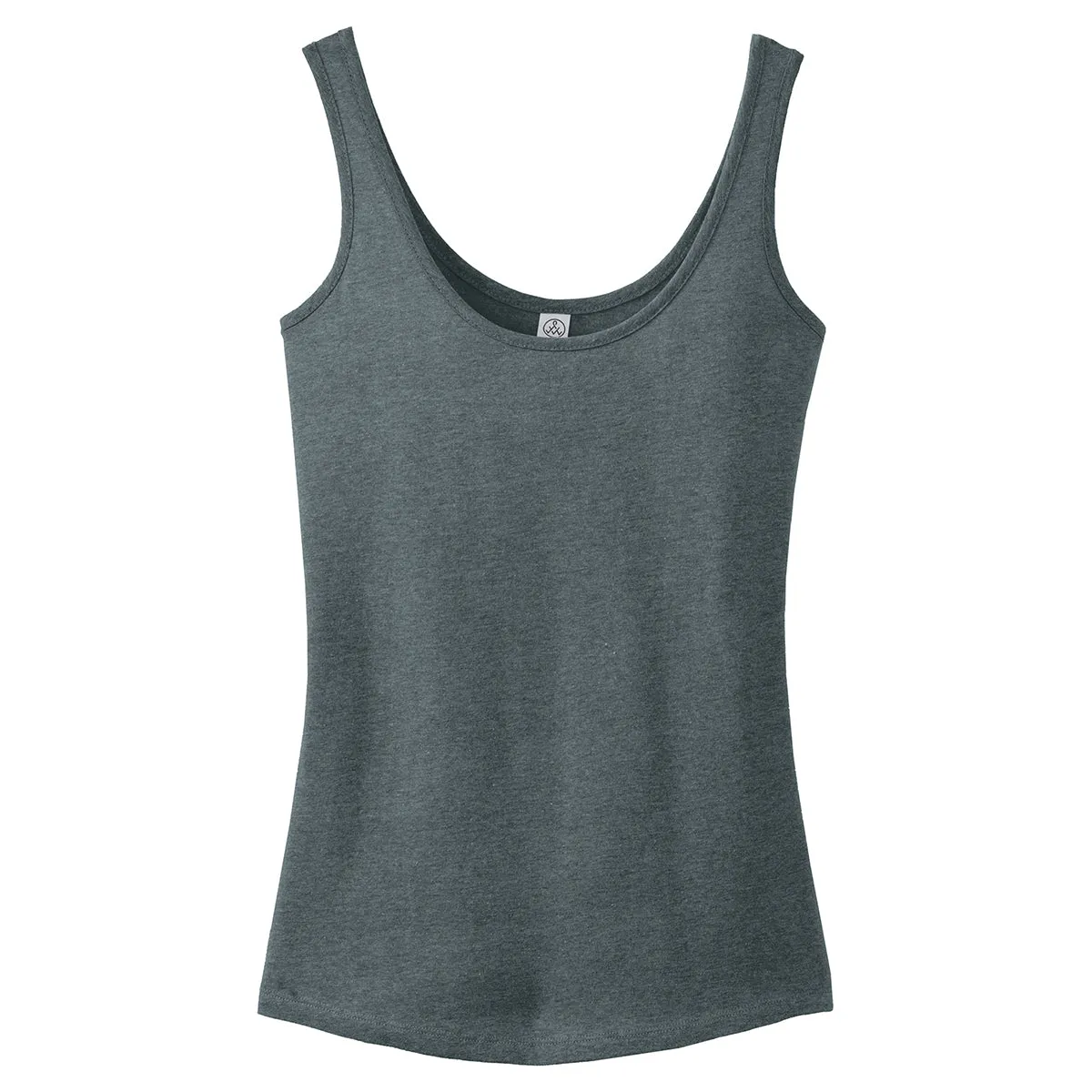 Alternative Apparel Women's Heather Deep Charcoal Runaway Blended Jersey Tank