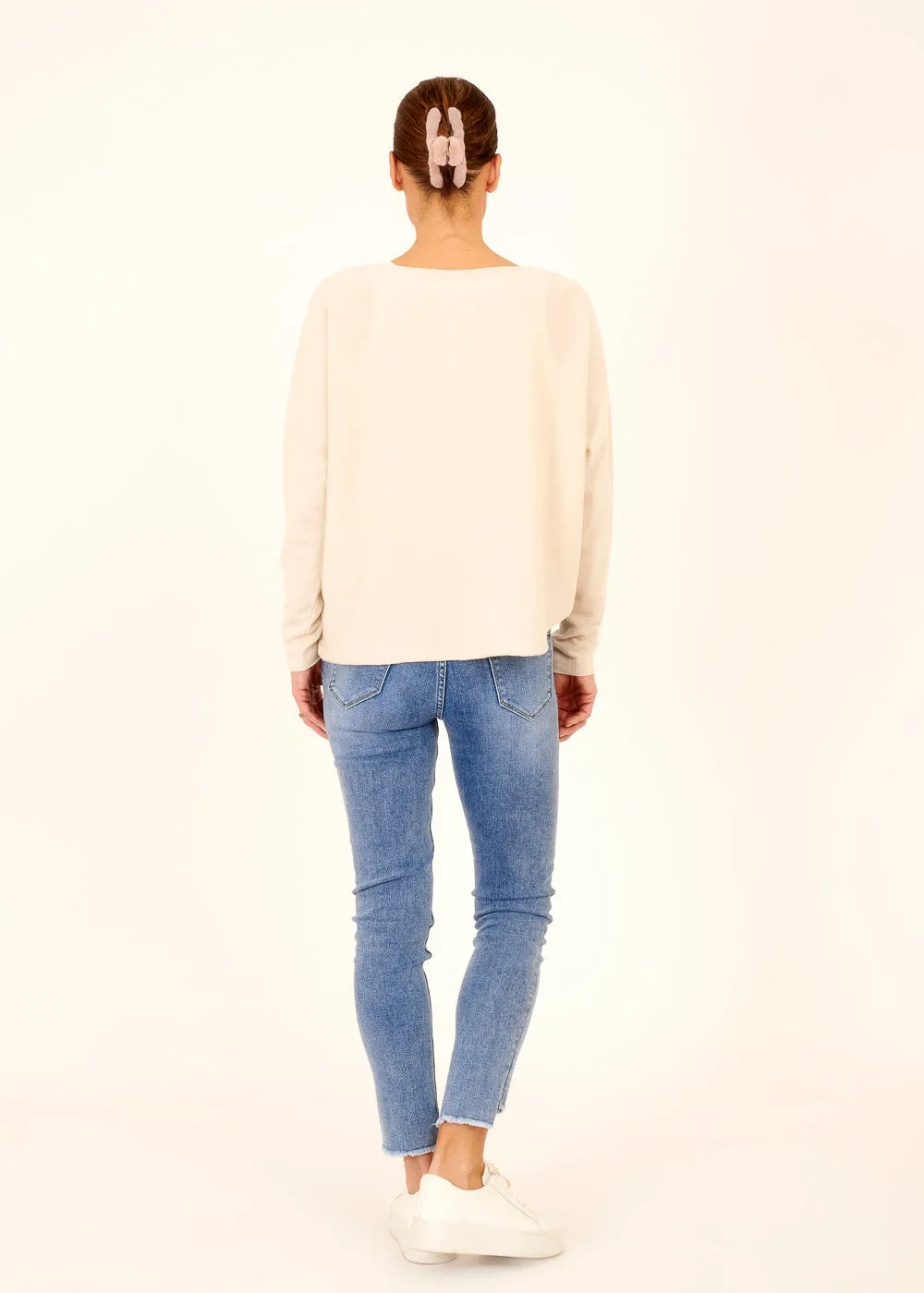 asymmetrischer Pullover