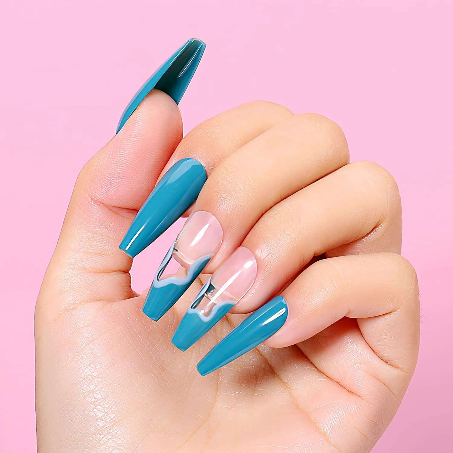 Blue Green Gel Nail Polish Set（SET12-12_8ML）