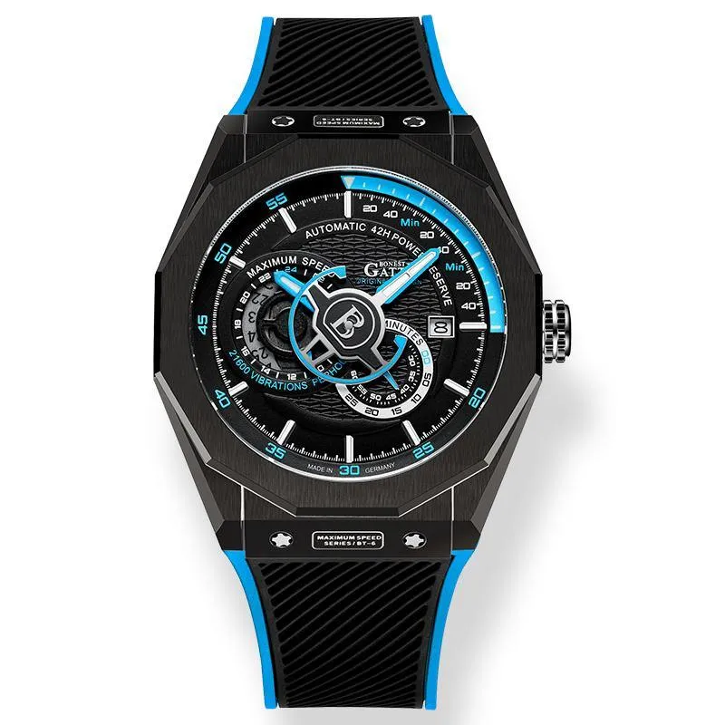 BONEST GATTI King's Speed Automatic Rubber Blue BG8601