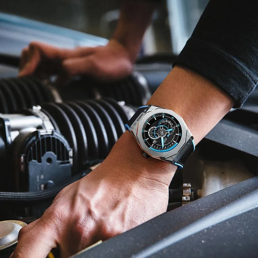 BONEST GATTI King's Speed Automatic Rubber Blue BG8601
