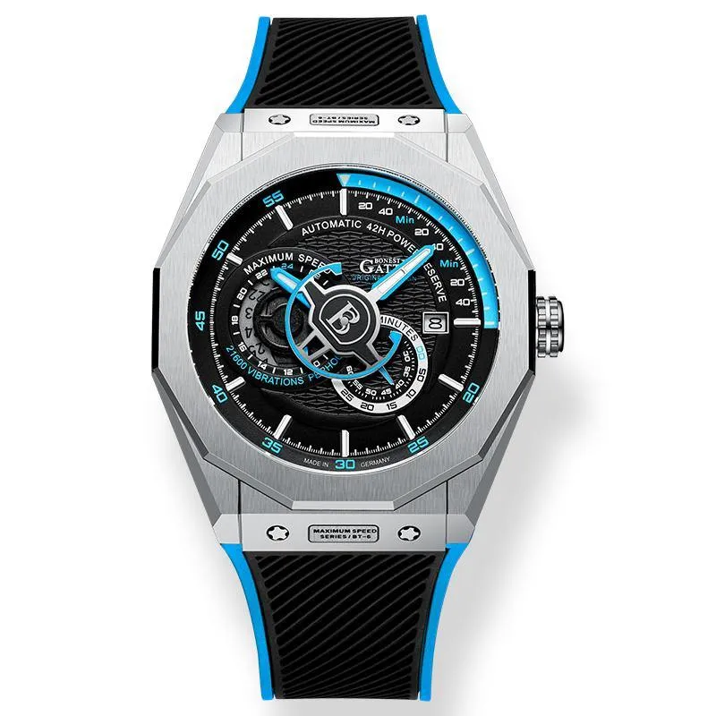 BONEST GATTI King's Speed Automatic Rubber Blue BG8601