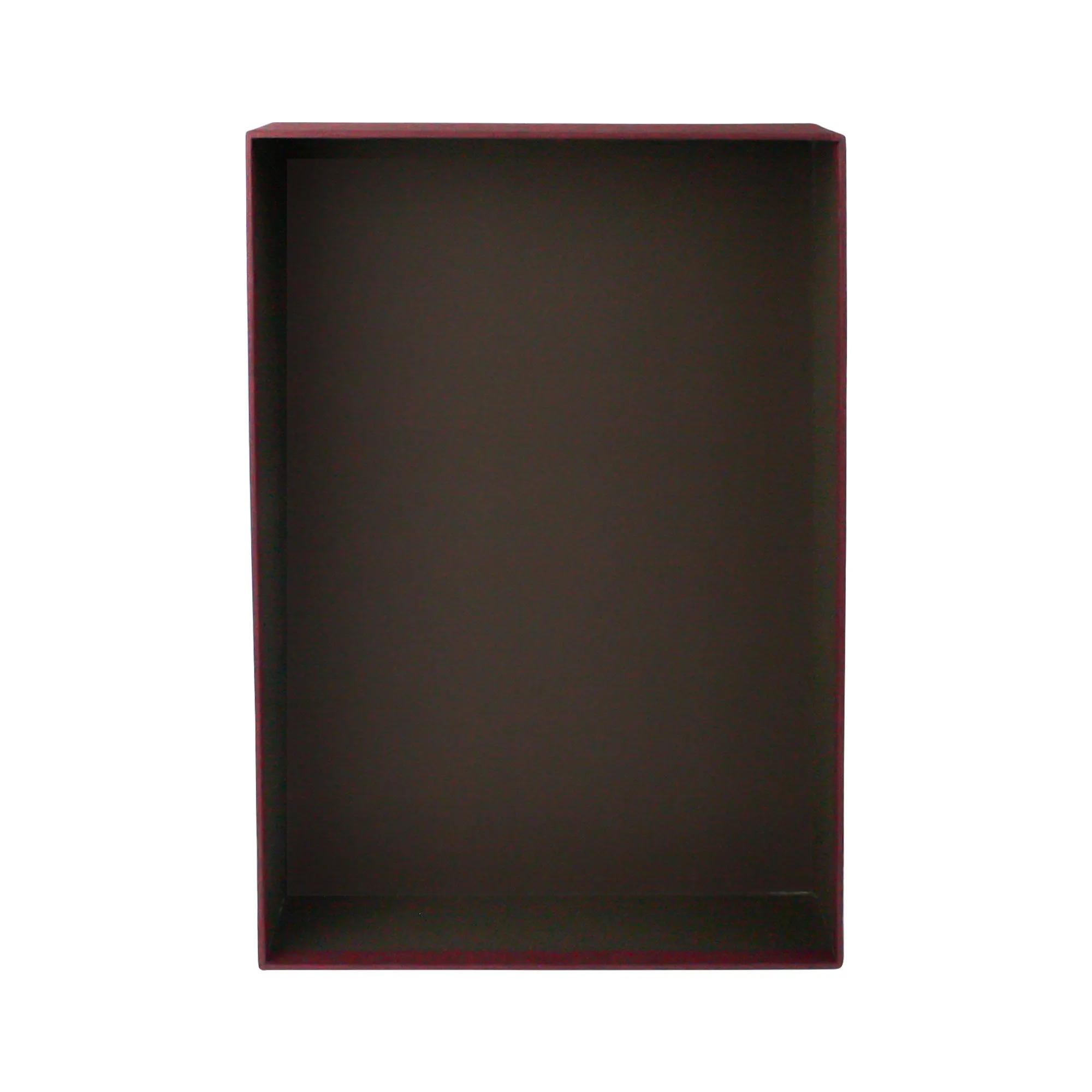 Burgundy Checks Gift Boxes - Set of 3