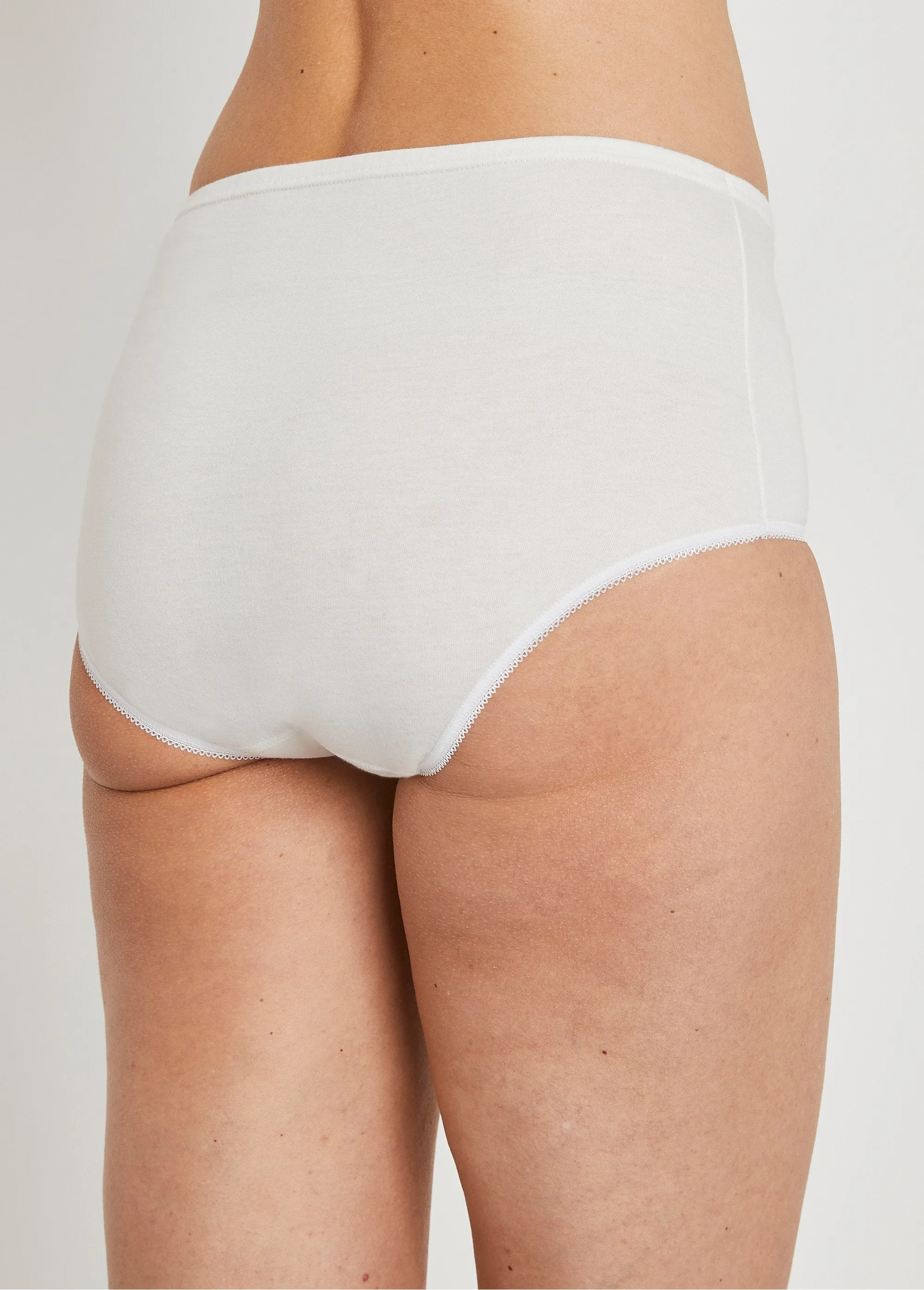 Culotte taille haute coton - lot de 6