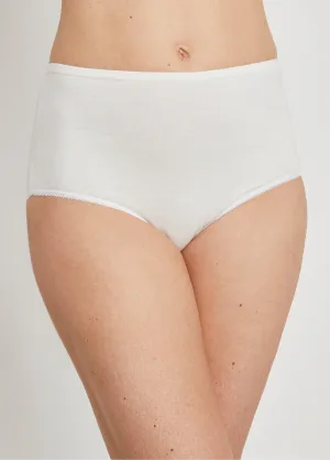 Culotte taille haute coton - lot de 6