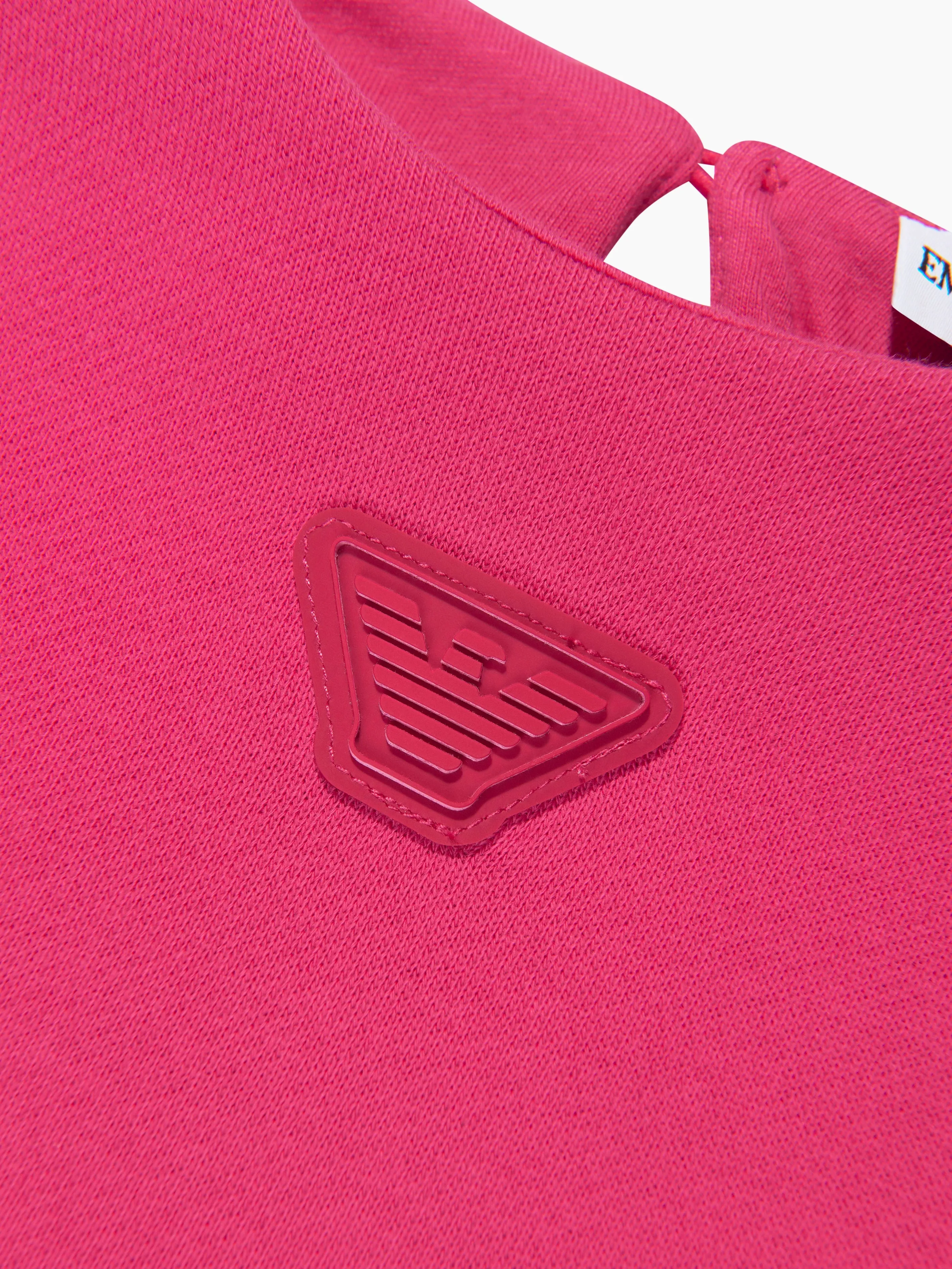 Emporio Armani Baby Girls Sweater Dress in Pink