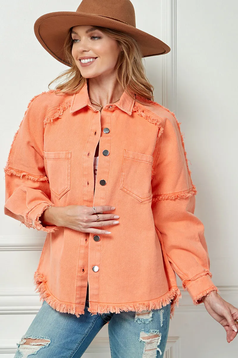 Frayed Shacket