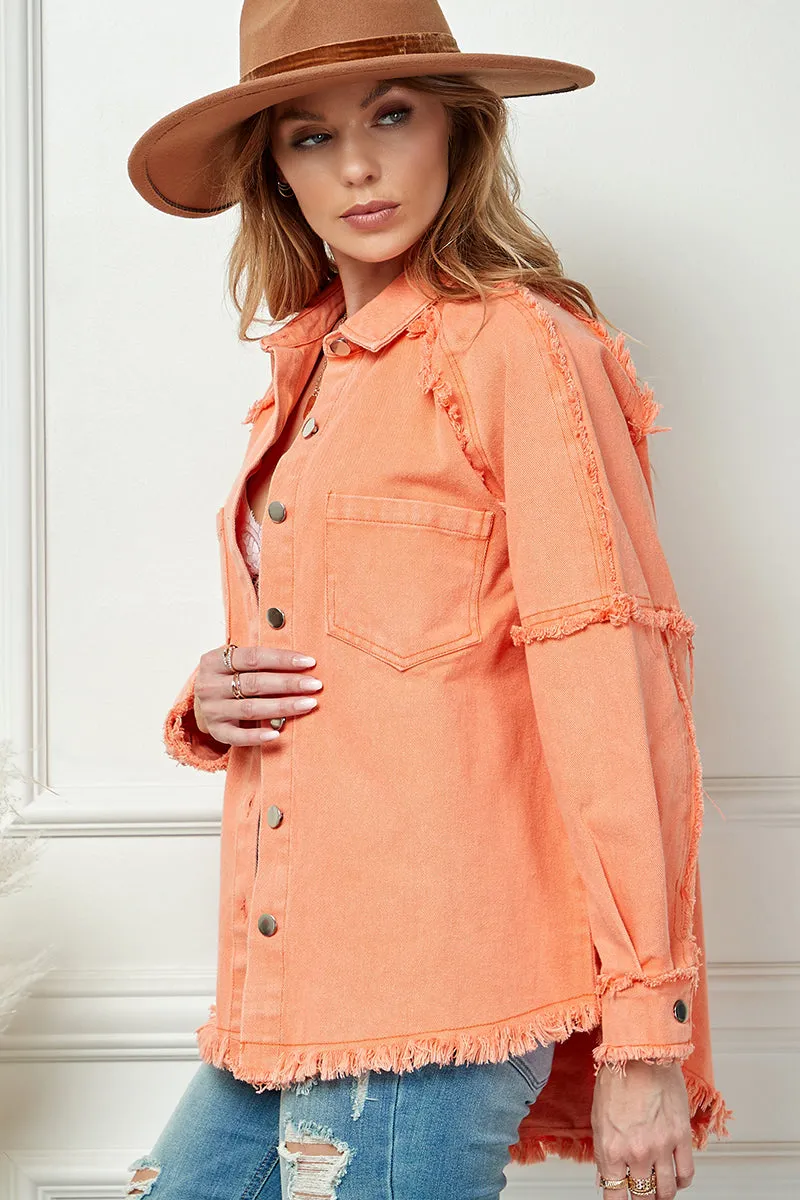 Frayed Shacket