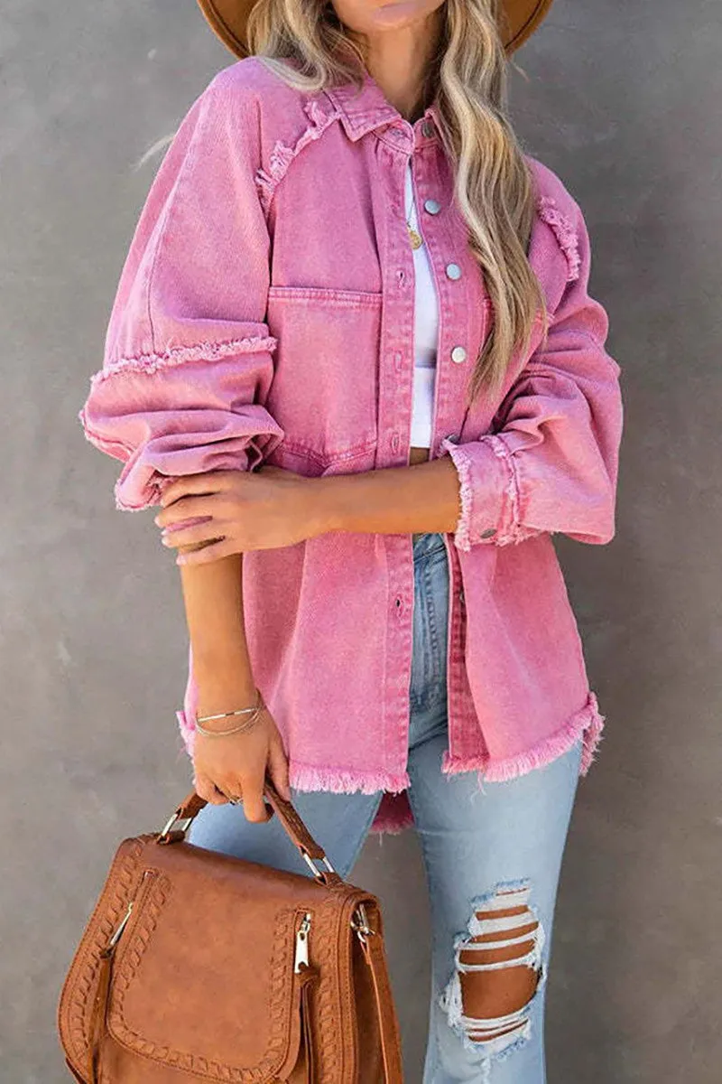 Frayed Shacket