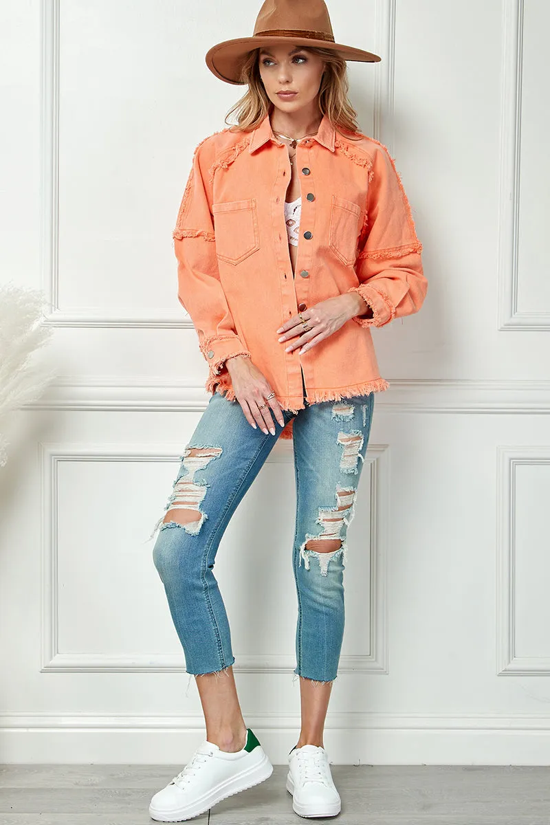 Frayed Shacket