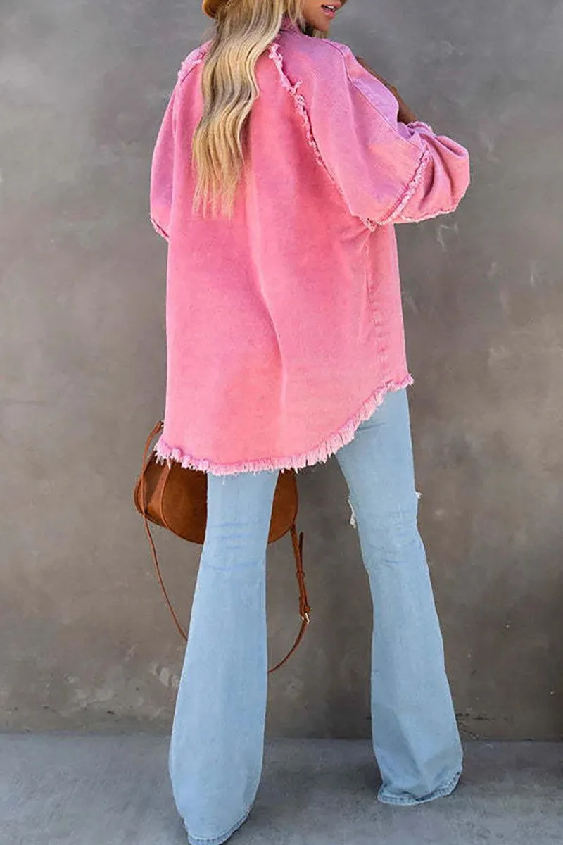 Frayed Shacket