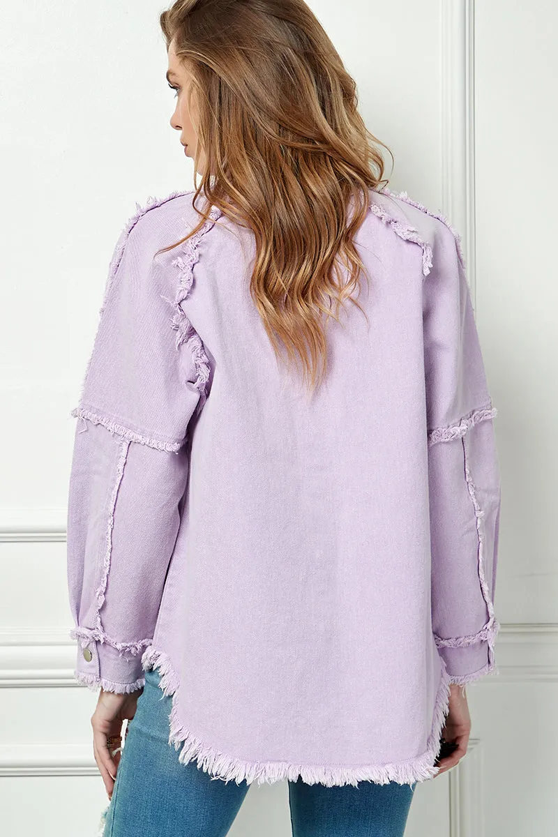 Frayed Shacket