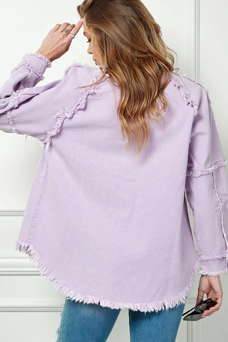 Frayed Shacket
