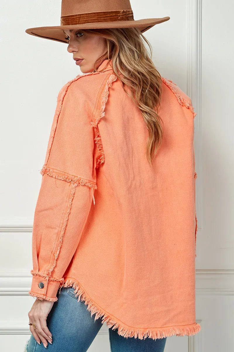 Frayed Shacket