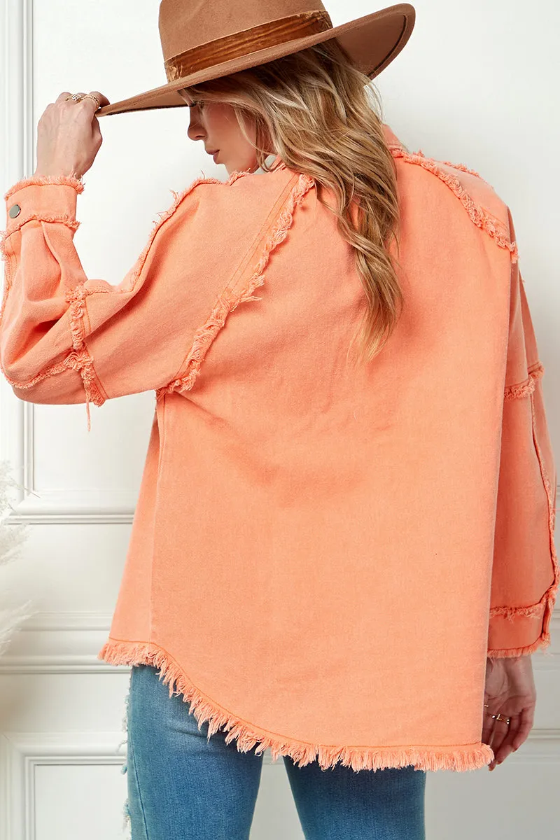 Frayed Shacket