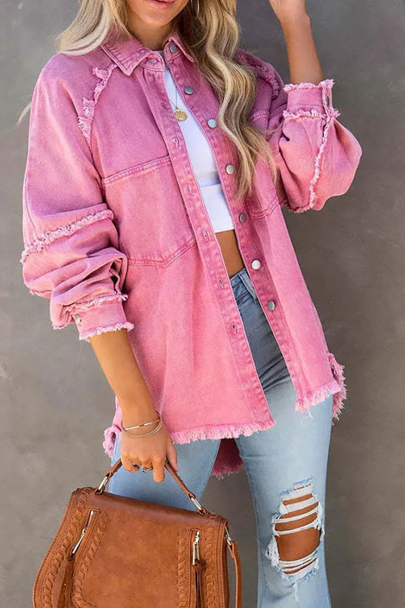 Frayed Shacket