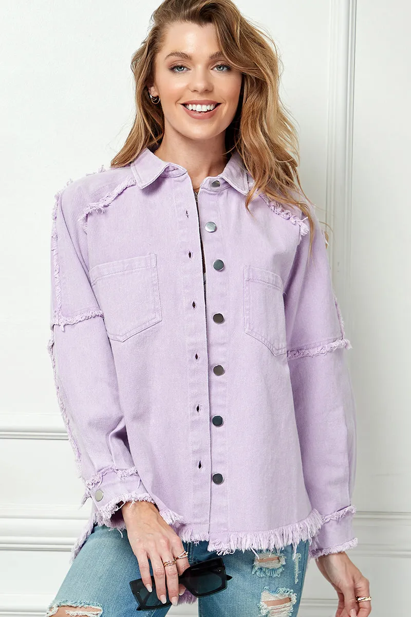 Frayed Shacket