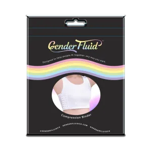 Gender Fluid Chest Binder White - Medium