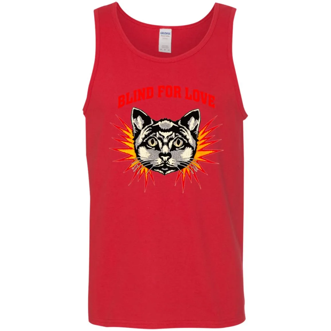 Gucci 2018 Cat Blind For You T-shirt Men Cotton Tank