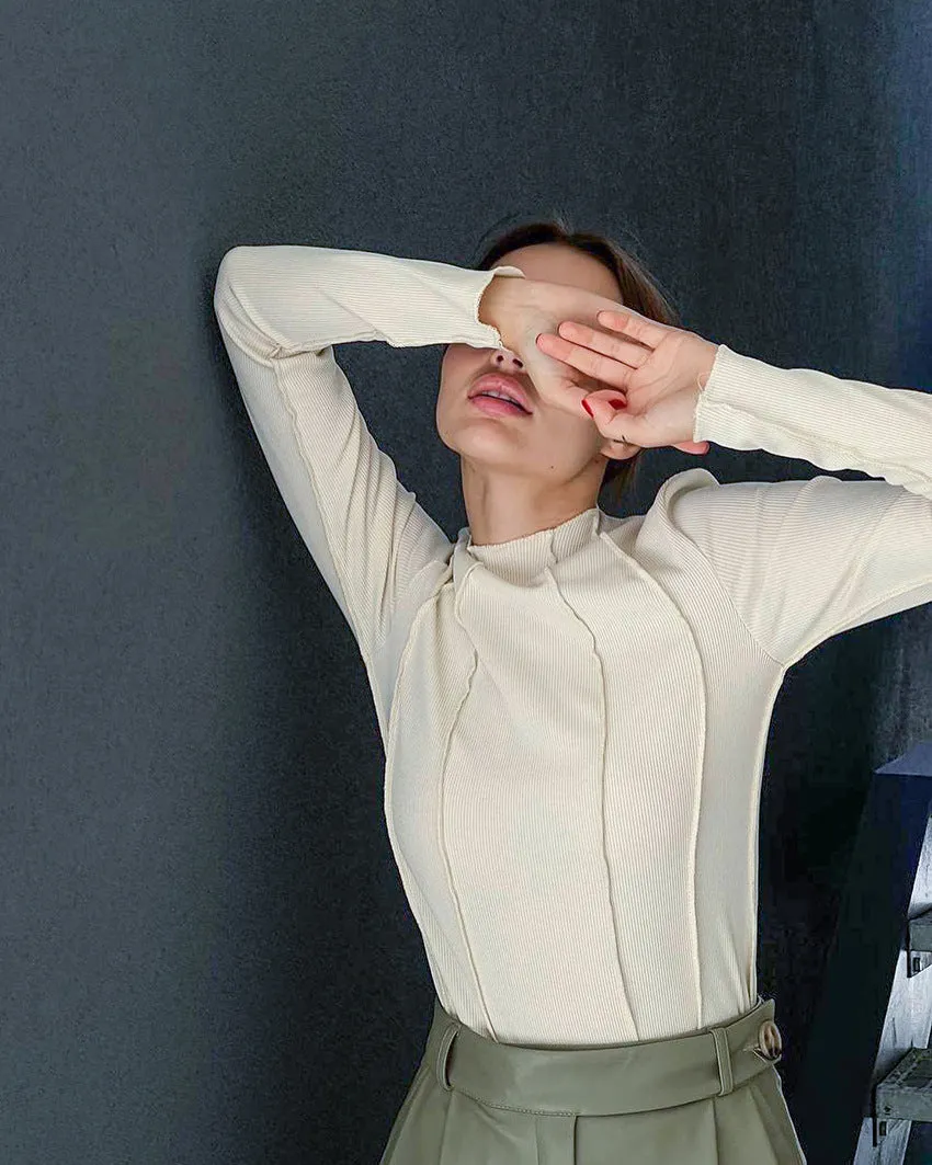 Kristell Turtleneck T-Shirt