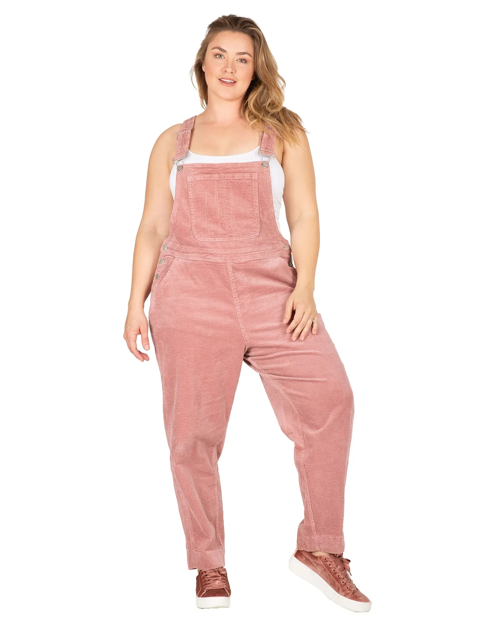 Kylie Corduroy Overall | Mauve