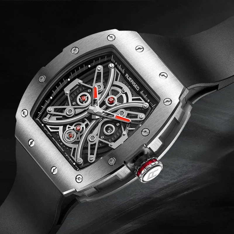 Ruerised Barrel-shaped Black MR-63001G