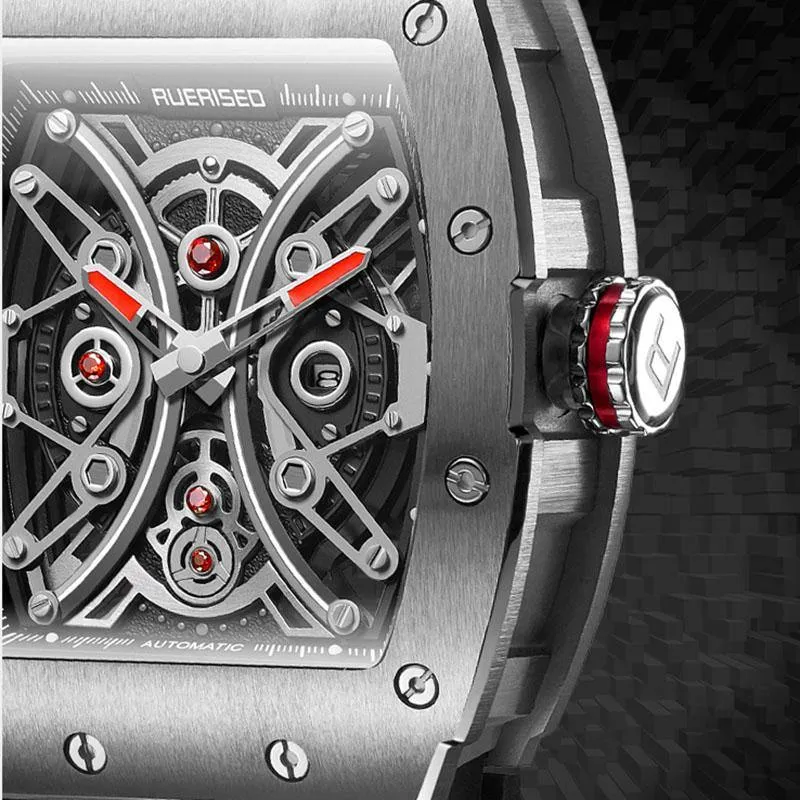 Ruerised Barrel-shaped Black MR-63001G