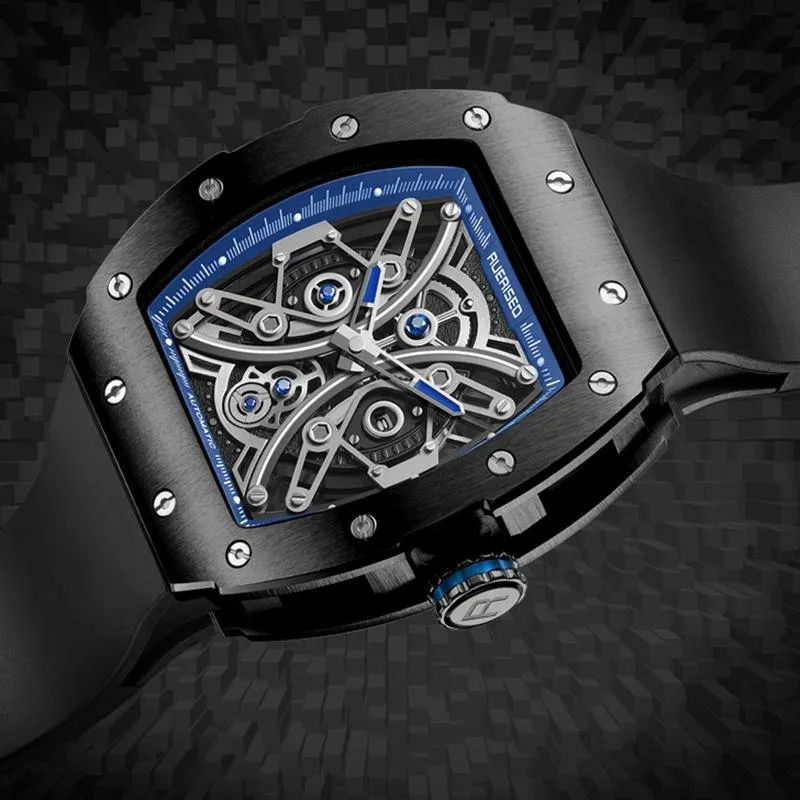 Ruerised Barrel-shaped Blue MR-63001G