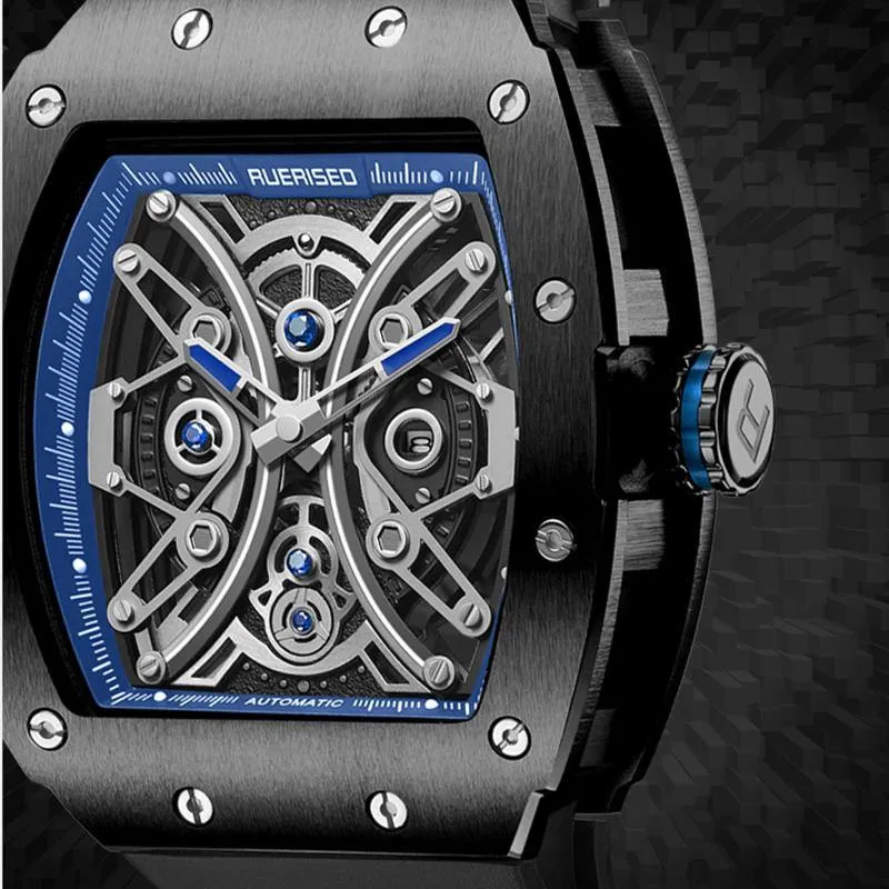 Ruerised Barrel-shaped Blue MR-63001G