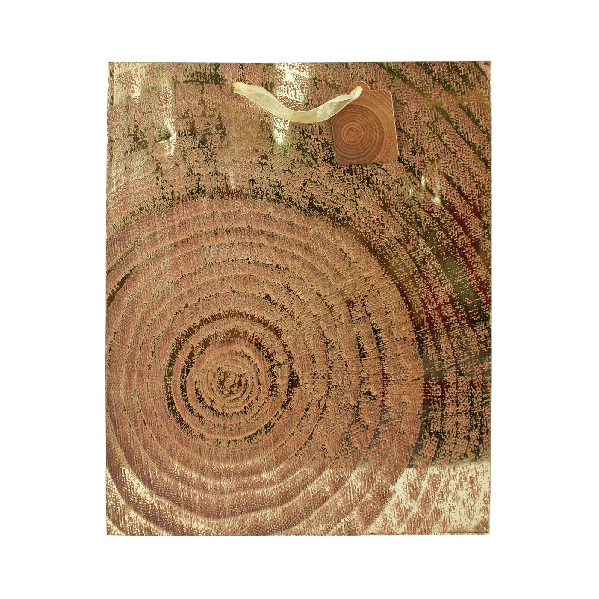 Rustic Wood Grain Gift Bags - - Set Of 4 Assorted Colours (Sizes Available)