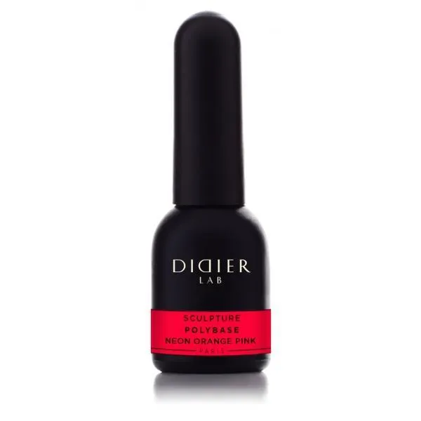 Sculpture Polybase Didier Lab, Neon Orange Pink, 10 ml