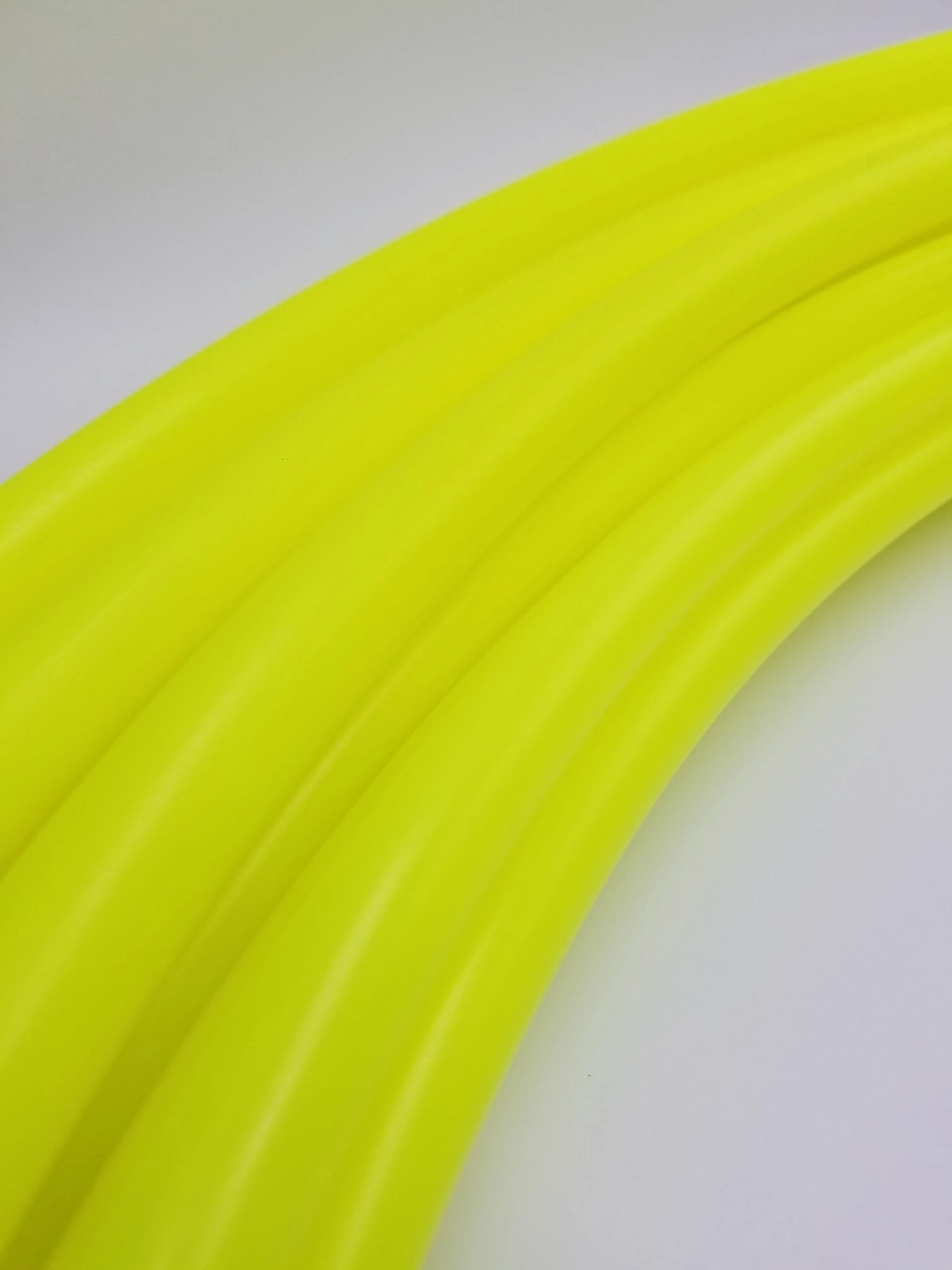 Sour Neon Sunshine- UV Yellow Polypro Bare Hoop 5/8