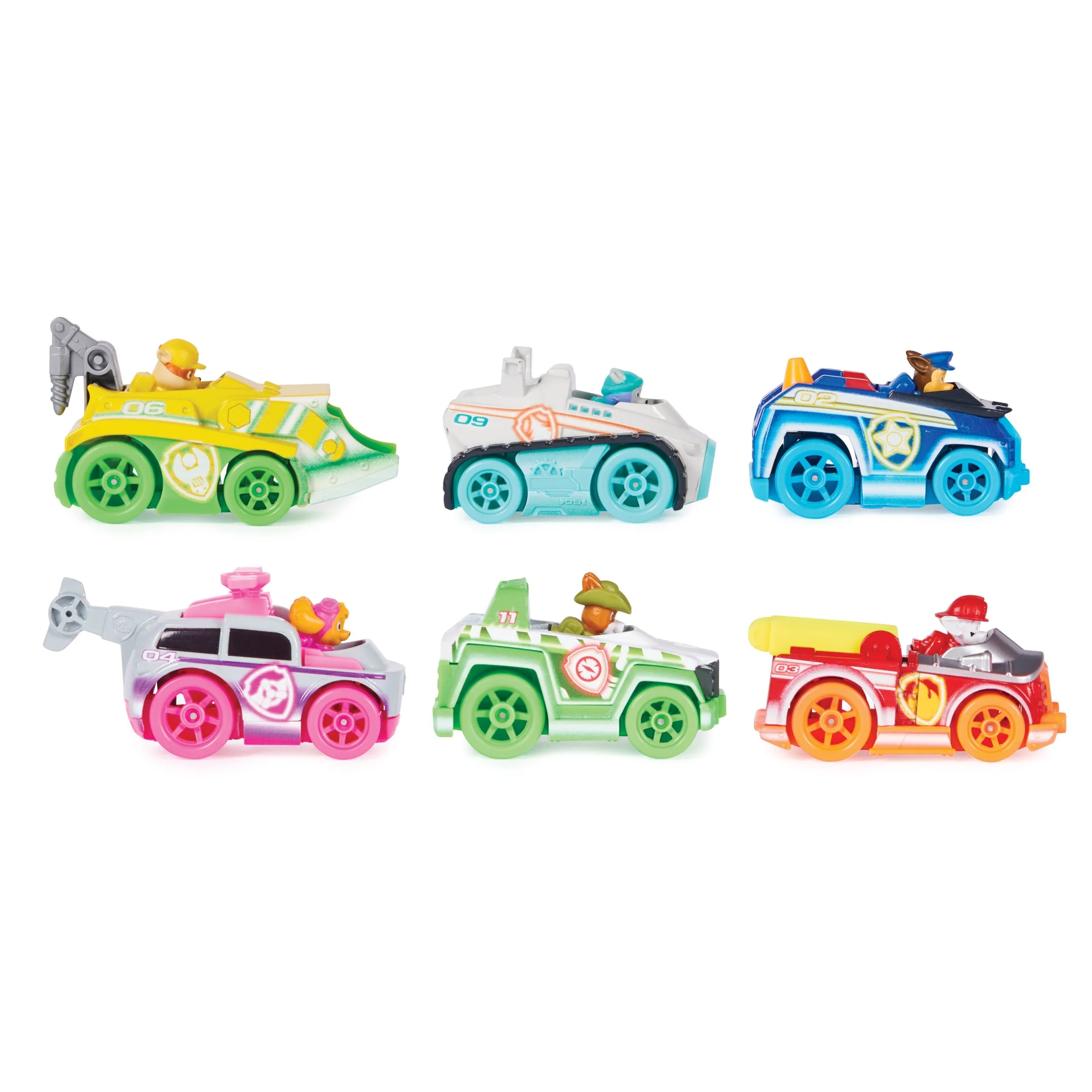 True Metal Neon Rescue 1:55 Scale Vehicle Gift Pack