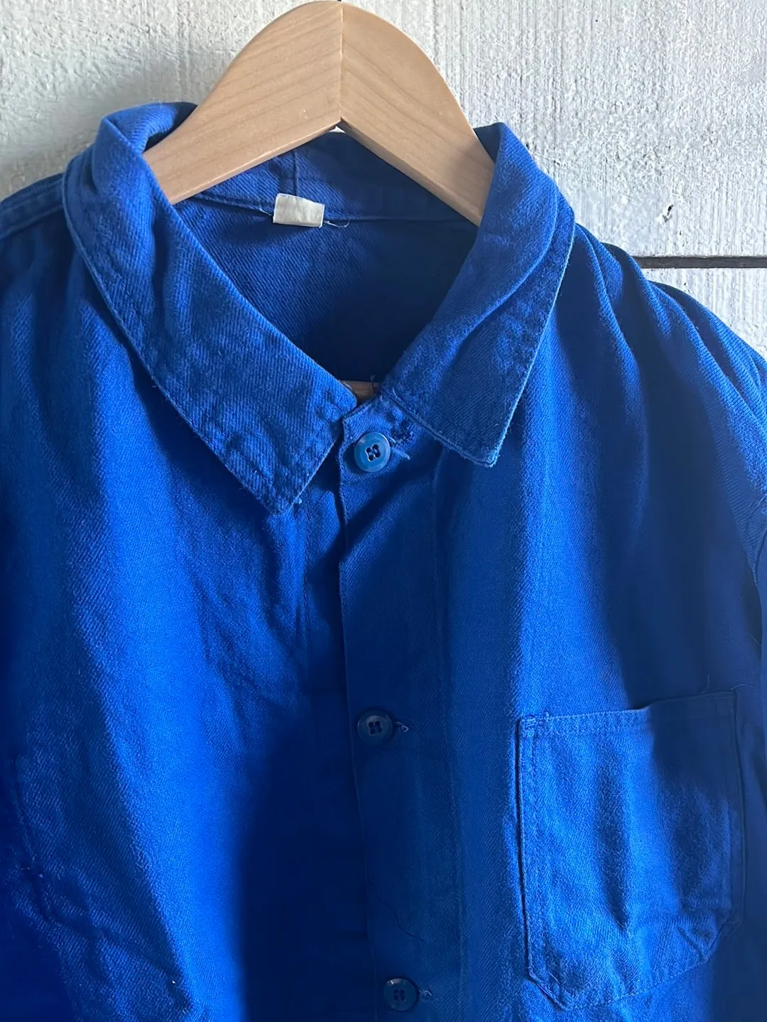 Vintage Indigo Chore Coat- Bright