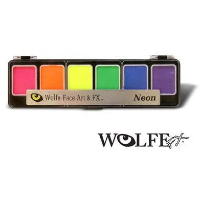 Wolfe FX Black Light Face Paint Makeup Palette
